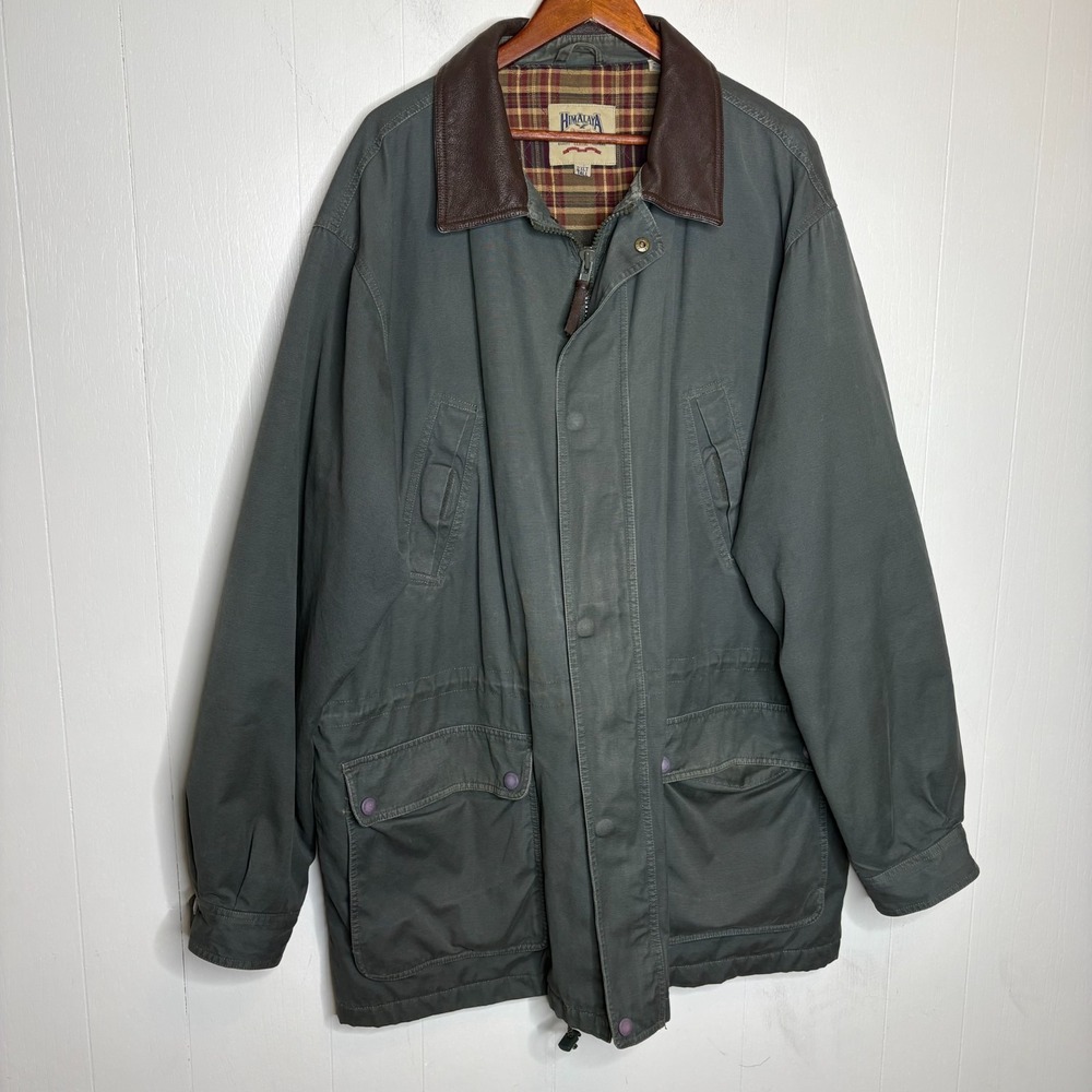 VTG Himalaya Outfitters Barn Jacket 2XLT Green Chore Coat Field Workwear Utility